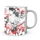 Кружка GeekLand Demon Slayer Клинок, рассекающий демонов Танджиро Черно-белый коллаж SL 02.447 - изображение 4