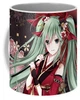 Кружка Вокалоиды Vocaloid Хацунэ Мику Hatsune Miku японский фон VC 02.06 - изображение 1