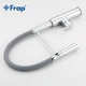 Смеситель для кухни гибкий гусак U гайка серый/хром Ø40 Frap 1/10 F4452-6 - изображение 3