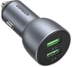 Автомобільний зарядний пристрій Ugreen CD213 36W 2xUSB QC 3.0 3A Car Charger (Dark Blue) (6689298) - изображение 1