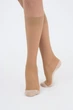 Жіночі гольфи з бавовняними підслідниками Giulia FOOTIES STYLE KNEE-HIGH 20 one size Beige-daino - изображение 1