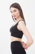 Безшовний топ на широких бретелях Giulia TANK TOP L/XL Black, топ спортивний - зображення 6