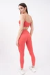 Спортивные бесшовные леггинсы с высокой талией Giulia LEGGINGS ENERGY L/XL Pink-burnt coral, спортивные леггинсы, высокая талия, бесшовные - изображение 6