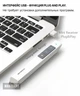 Лазерная указка пульт для презентаций KNORVAY Norwii N26 Plug and play, до 200м, USB + чехол, White - изображение 2