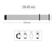 Браслет металевий Armorstandart Milanese Loop для Apple Watch 38mm 40mm Military Green (ARM52957 - зображення 2