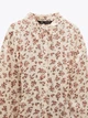 Рубашка Zara 7385/411/727 XL Молочная в цветы (07385411727054) - изображение 4
