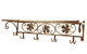 Комплект полка для обуви Ferrum Soft Copper и вешалка настенная Ferrum Venice Copper металлические кованые, обувница, в прихожую - зображення 5