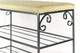 Комплект полка для обуви Ferrum Soft Black Silver и вешалка настенная Ferrum Venice Black Silver металлические кованые, обувница, в прихожую - зображення 3