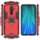 Ударопрочный чехол Transformer Ring for Magnet для Xiaomi Redmi Note 8 Pro Красный / Dante Red Без бренда - изображение 1