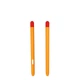 Чехол TPU Goojodoq Matt 2 Golor для стилуса Samsung Tab S7 11 T870 T875 S7 Plus 12.4 T970 T975 Orange/Red - изображение 1