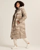 Пуховик женский - зимний пуховик Abercrombie & Fitch AF8368W XS Бежевый - изображение 4