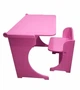 Столик і стільчик дитячий комплект трансформери Comfort Life колір pink рожевий дерево екологічний матеріал - зображення 2