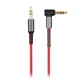 HOCO UPA-02 AUX Spring Audio Cable 1m Red - изображение 1
