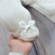 Демисезонный комбинезон вязаный MagBaby Гномик 74 см Молочный - изображение 5