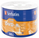 Диск Verbatim DVD-R 4,7Gb 16x DATA LIFE Tape Wrap 50 pcs (43791) (6267030) - изображение 1