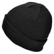 Шапка в`язана акрилова MIL-TEC з відворотом, Black, One Size - зображення 2