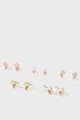 Детские золотистые клипсы (5 пар) UNICORN CLIP ON Accessorize OS 283051 - изображение 3