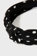 Женский черный обруч в горошек BLACK SPOT KNOT ALIC Accessorize OS 286062 - изображение 3