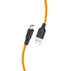 USB Cable Hoco X21 Silicone MicroUSB Black/Orange 1m - зображення 2