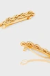 Женские золотистые заколки (2 шт) GOLD CHAIN CLIPS Accessorize OS 286031 - изображение 2