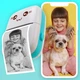 Портативный термопринтер JETIX Mini printer Blue | Детский принтер с набором термобумаги в комплекте - изображение 8