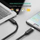 Кабель Ugreen US286 Type-C - Type-C 3A Cable 0.5м (Black) - изображение 6