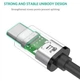 Кабель Ugreen US286 Type-C - Type-C 3A Cable 0.5м (Black) - изображение 8