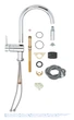 Смеситель-кран кухонный с выдвижным изливом GROHE Minta 32321002 - изображение 5