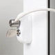 Детский замок на окна Key Lock с тросом белый - изображение 3