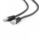 Патч-корд 1м FTP cat 6 Cablexpert (PP6-1M/BK) - зображення 1