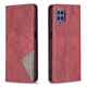 Чехол-книжка с кармашками UniCase Geometric Pattern для Samsung Galaxy M32 (M325) - Red - изображение 2
