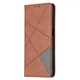 Чехол-книжка с кармашками UniCase Geometric Pattern для Samsung Galaxy M32 (M325) - Coffee - изображение 3