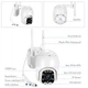 Внешняя беспроводная поворотная 2MP IP камера видеонаблюдения с оптическим зумом Misecu MI-XM-PTZ819-4X-20W, ICSee / XMEye - изображение 2