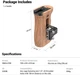 Універсальна дерев'яна ручка SmallRig Universal Wooden Side Handle HSN2093 - зображення 2