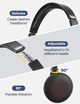 Bluetooth гарнитура Mpow HC5 Bluetooth Headset BH359A Black для ПК, ноутбука, офиса, колл-центра, Skype - изображение 4