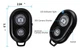 Bluetooth пульт (блютуз) для телефона, пульт для селфи черный (00221/1) - изображение 2