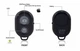 Bluetooth пульт (блютуз) для телефона, пульт для селфи черный (00221/1) - изображение 3