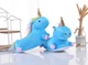 Тапочки единороги кигуруми Kigurumi Домашние Голубые Плюшевые 35-42 (3007) - изображение 2