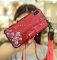Чехол Lanyard для Xiaomi Redmi 7A бампер с ремешком Red - изображение 2