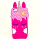 Чохол 3D Toy для Iphone 5 / 5s / SE Бампер гумовий Єдиноріг Pink Без бренду - зображення 1