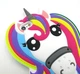 Чехол 3D Toy для Iphone SE 2022 Бампер резиновый Единорог Rainbow - изображение 2