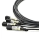 Оптичний патчкорд Alistar QSFP to 4*SFP+ 40G Directly-attached Copper Cable 1M (DAC-QSFP-4SFP+-1M) - зображення 3