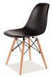 Стул обеденный Accord Enzo Eames Chair черный 460x420x800 мм - изображение 1