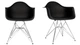 Стілець обідній Accord Megan AC 018 Eames Chair чорний 620x480x810 мм - зображення 3