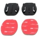 Комплект плоских креплений площадок для Gopro, SJCam, Xiaomi Alitek Curved Mount (2 шт.) (68025) - изображение 4