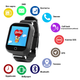Детские телефон-часы c GPS Smart Baby Watch Q100 с прослушкой, трекером + игра, Черный - изображение 2
