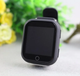 Детские телефон-часы c GPS Smart Baby Watch Q100 с прослушкой, трекером + игра, Черный - изображение 5