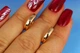 Серьги Xuping Jewelry колечки 1,4 см золотистые - изображение 1