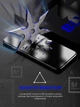 Захисне скло на екран для Apple iPhone 14 Pro, Space Black Icon, 2.5D загартоване скло на весь екран, глянцеве, плоске, з чорною рамкою, олеофобне, 9H, клейовий шар по всій поверхні, з сіткою для захисту динаміка, ArmorStandart (ARM63562) - зображення 2