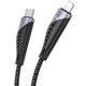Кабель Hoco U95 Type-C to Lightning PD 1.2m черный - изображение 3